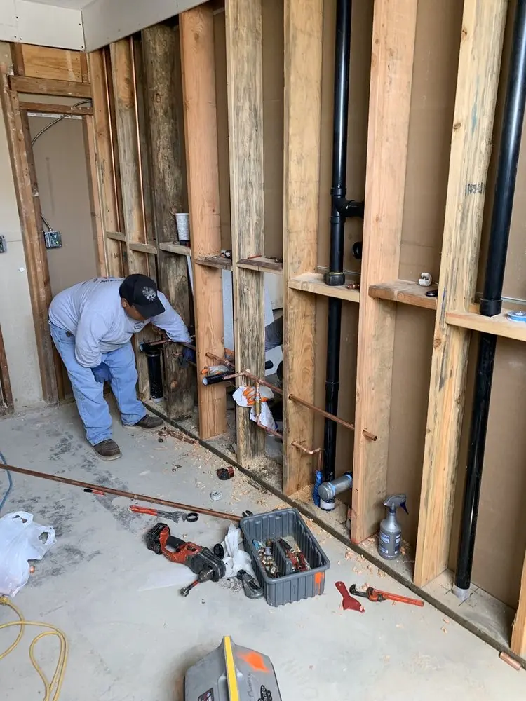 Commercial rough-in plumbing for Water Heater Replacement in Cobblestone East